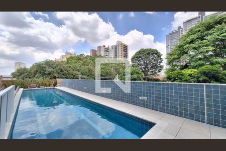 Área comum - Piscina de kitnet/studio para alugar com 1 quarto, 21m² em Lapa, São Paulo