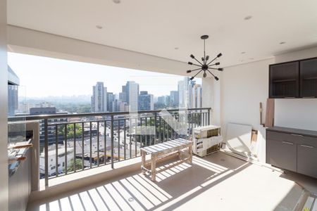 Varanda da Sala de apartamento à venda com 2 quartos, 73m² em Butantã, São Paulo