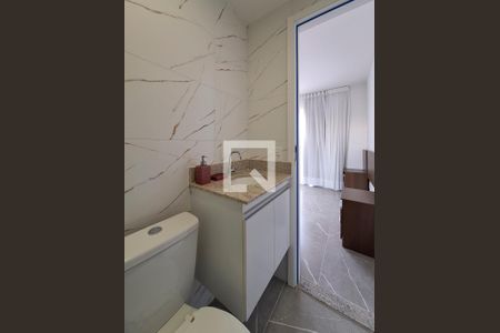 Banheiro de kitnet/studio para alugar com 1 quarto, 26m² em Tucuruvi, São Paulo