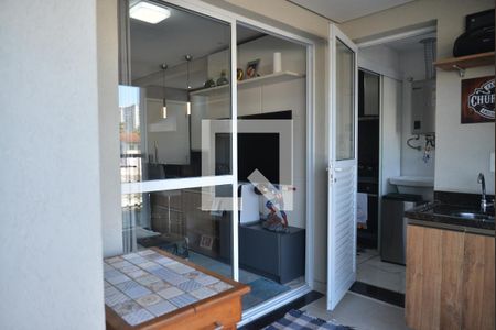 Varanda gourmet de apartamento à venda com 2 quartos, 63m² em Silveira, Santo André