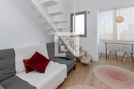 Sala de apartamento para alugar com 1 quarto, 30m² em Jardim das Acacias, São Paulo