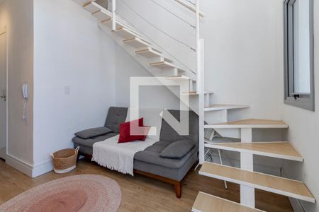 Sala de apartamento para alugar com 1 quarto, 30m² em Jardim das Acacias, São Paulo