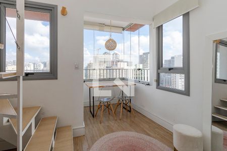 Sala de apartamento para alugar com 1 quarto, 30m² em Jardim das Acacias, São Paulo