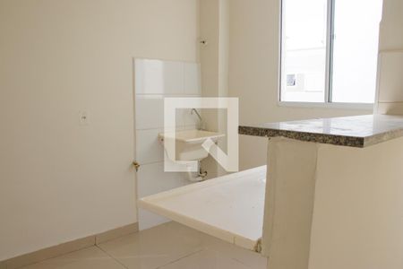 Cozinha e Área de Serviço de apartamento para alugar com 2 quartos, 44m² em Jardim Silvio Passalacqua, Ribeirão Preto