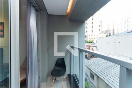 Varanda de kitnet/studio à venda com 1 quarto, 24m² em Pompeia, São Paulo