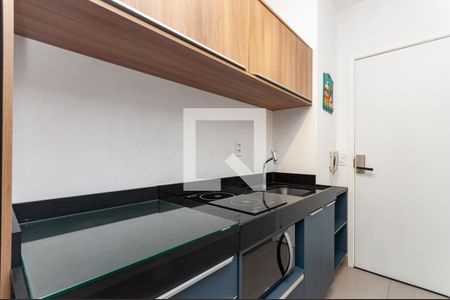 Cozinha de kitnet/studio à venda com 1 quarto, 24m² em Pompeia, São Paulo