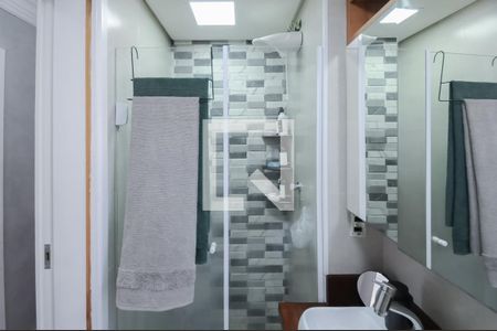 Banheiro Social de apartamento à venda com 3 quartos, 58m² em Ferrazópolis, São Bernardo do Campo