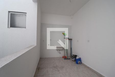 Área de Serviço de apartamento à venda com 3 quartos, 77m² em Vila Clarice, Santo André