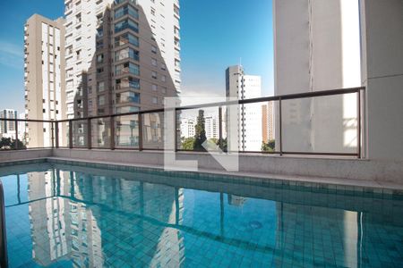 Piscina de kitnet/studio para alugar com 1 quarto, 27m² em Campo Belo, São Paulo