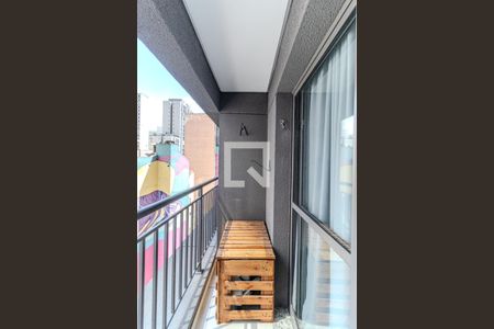 Varanda Studio de kitnet/studio à venda com 1 quarto, 22m² em República, São Paulo