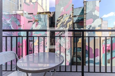 Varanda Studio de kitnet/studio à venda com 1 quarto, 22m² em República, São Paulo