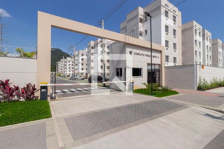 Fachada do condomínio de apartamento para alugar com 2 quartos, 62m² em Campo Grande, Rio de Janeiro