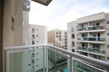 Sala - Varanda de kitnet/studio à venda com 1 quarto, 40m² em Taquara, Rio de Janeiro