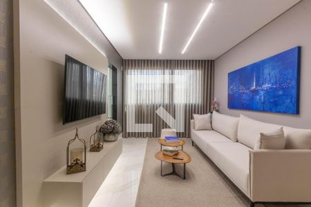 Sala de apartamento à venda com 3 quartos, 87m² em São Pedro, Belo Horizonte