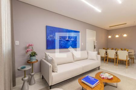 Sala de apartamento à venda com 3 quartos, 87m² em São Pedro, Belo Horizonte