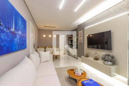 Sala de apartamento à venda com 3 quartos, 87m² em São Pedro, Belo Horizonte