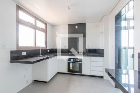 Cozinha de apartamento à venda com 3 quartos, 173m² em São Pedro, Belo Horizonte