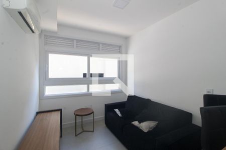 Sala/Cozinha de apartamento à venda com 1 quarto, 31m² em Cidade Baixa, Porto Alegre