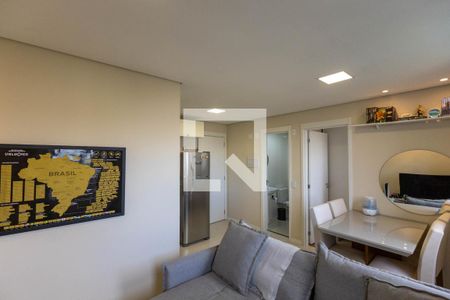 Sala de estar de apartamento à venda com 1 quarto, 34m² em Santo Amaro, São Paulo