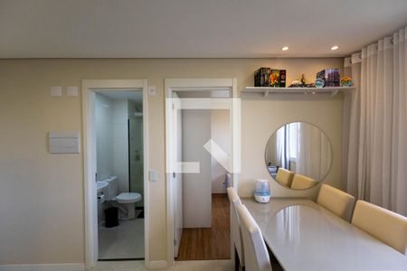 Sala de jantar de apartamento à venda com 1 quarto, 34m² em Santo Amaro, São Paulo