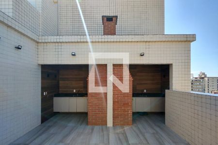 Área comum - Churrasqueira de apartamento para alugar com 2 quartos, 46m² em Vila Caiçara, Praia Grande