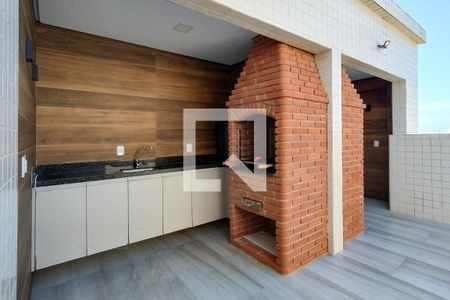 Área comum - Churrasqueira de apartamento para alugar com 2 quartos, 46m² em Vila Caiçara, Praia Grande