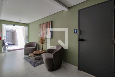 Hall de entrada de apartamento para alugar com 2 quartos, 46m² em Vila Caiçara, Praia Grande