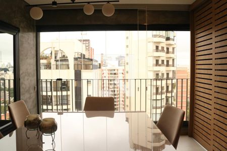 Sala e Cozinha Integrada de apartamento à venda com 2 quartos, 63m² em Perdizes, São Paulo