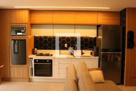 Sala e Cozinha Integrada de apartamento à venda com 2 quartos, 63m² em Perdizes, São Paulo