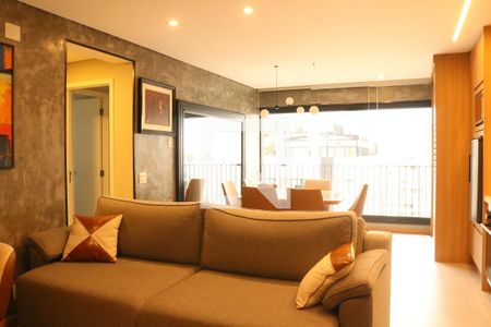 Sala e Cozinha Integrada de apartamento à venda com 2 quartos, 63m² em Perdizes, São Paulo