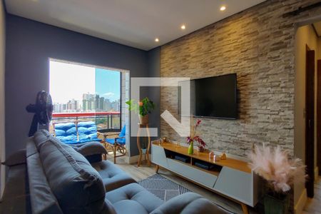 Sala de apartamento para alugar com 2 quartos, 67m² em Vila Assuncao, Praia Grande