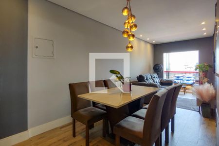 Sala de apartamento para alugar com 2 quartos, 67m² em Vila Assuncao, Praia Grande