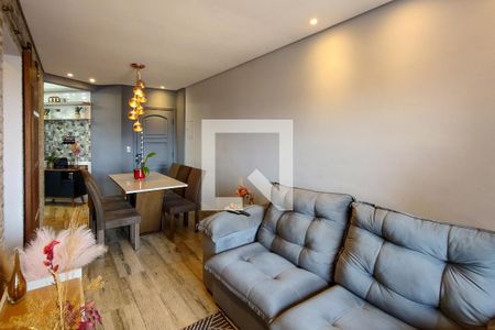 Sala de apartamento para alugar com 2 quartos, 67m² em Vila Assuncao, Praia Grande