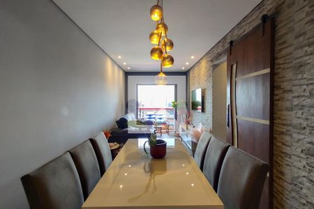 Sala de apartamento para alugar com 2 quartos, 67m² em Vila Assuncao, Praia Grande