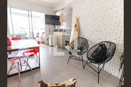Sala de apartamento para alugar com 1 quarto, 50m² em Vila Regente Feijó, São Paulo