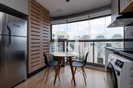 Varanda de apartamento para alugar com 1 quarto, 32m² em Jardim das Acacias, São Paulo