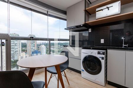 Varanda de apartamento para alugar com 1 quarto, 32m² em Jardim das Acacias, São Paulo