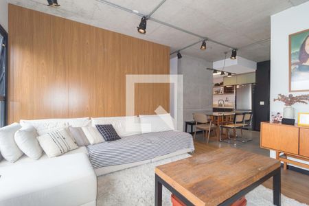 Sala de Estar de apartamento à venda com 2 quartos, 70m² em Vila Regente Feijó, São Paulo