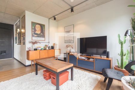 Sala de Estar de apartamento à venda com 2 quartos, 70m² em Vila Regente Feijó, São Paulo