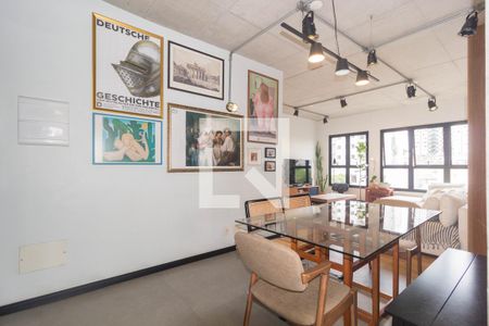 Sala de Jantar de apartamento à venda com 2 quartos, 70m² em Vila Regente Feijó, São Paulo