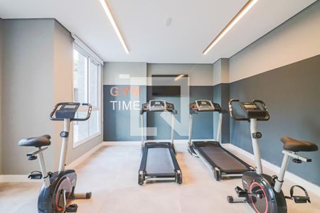 Área comum - Academia de apartamento à venda com 1 quarto, 30m² em Vila Lageado, São Paulo