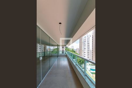 Varanda da Sala de apartamento à venda com 4 quartos, 135m² em Luxemburgo, Belo Horizonte