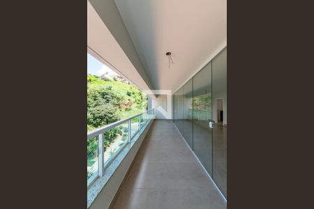 Varanda da Sala de apartamento à venda com 4 quartos, 135m² em Luxemburgo, Belo Horizonte