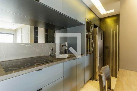 Cozinha de apartamento para alugar com 1 quarto, 64m² em Vila Nova Conceição, São Paulo
