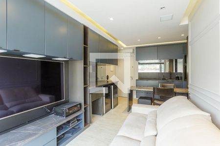 Sala de apartamento para alugar com 1 quarto, 64m² em Vila Nova Conceição, São Paulo