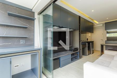 Varanda de apartamento para alugar com 1 quarto, 64m² em Vila Nova Conceição, São Paulo