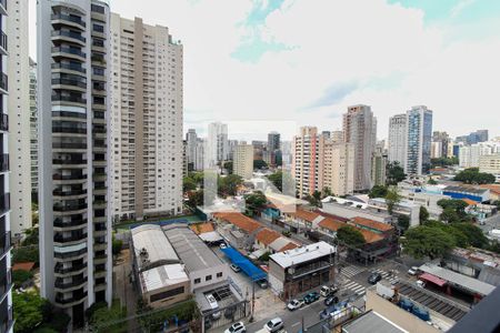 Vista da Varanda de apartamento à venda com 1 quarto, 28m² em Vila Olímpia, São Paulo