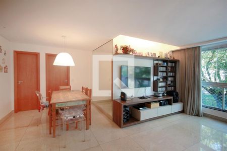 Sala de apartamento à venda com 3 quartos, 120m² em Serra, Belo Horizonte