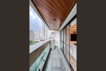 Varanda da Sala de apartamento à venda com 4 quartos, 188m² em Tatuapé, São Paulo