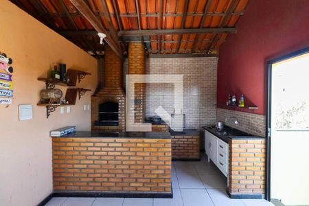 Terraço - Área gourmet de casa à venda com 4 quartos, 301m² em Nacional, Contagem